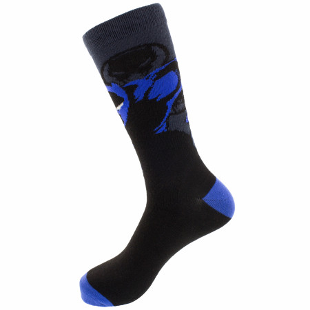 Black Panther Retro Character Cover Crew Socks